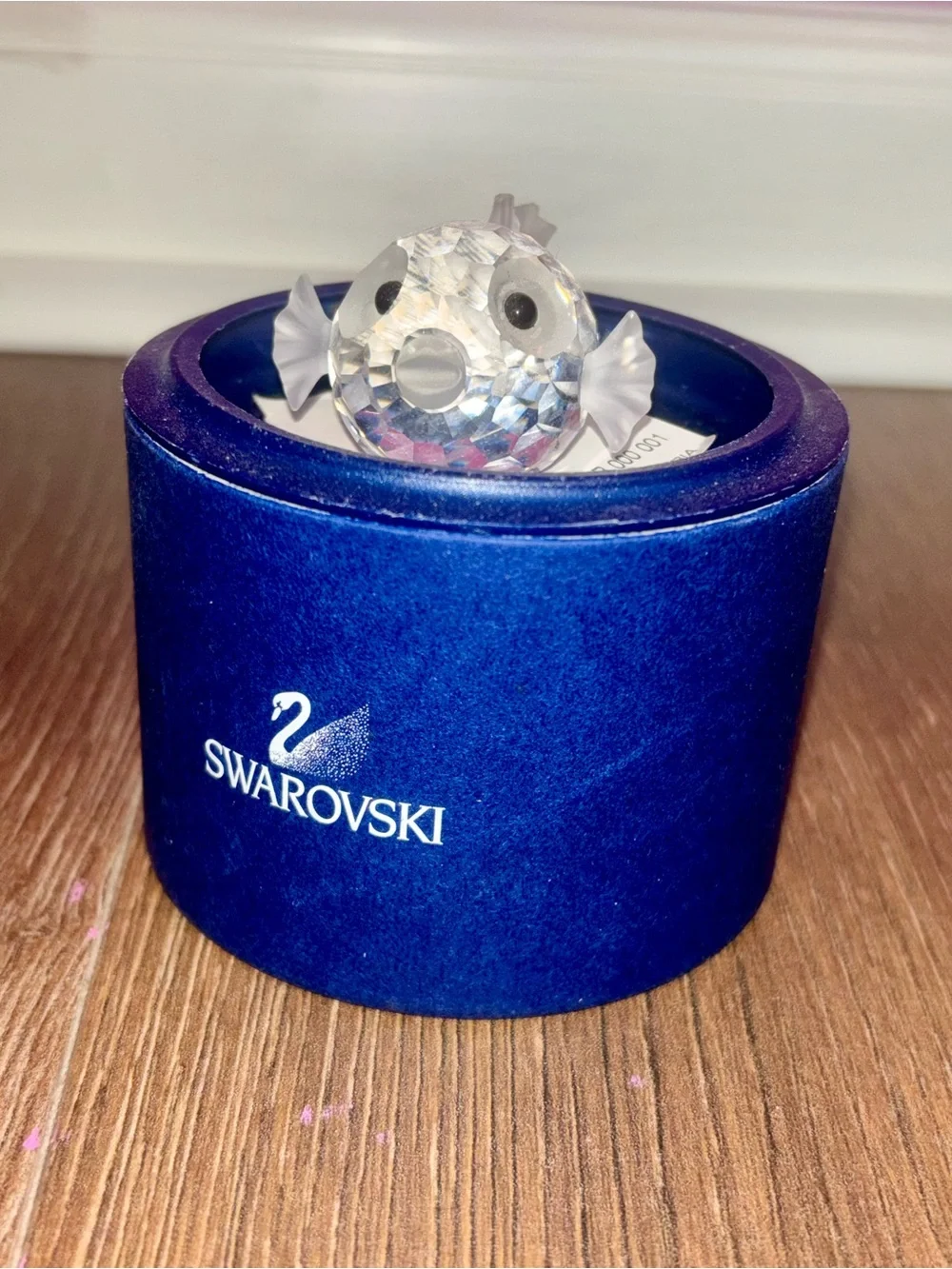 Vintage Swarovski Crystal Puffer Fish Figurine - Picture 9 of 10